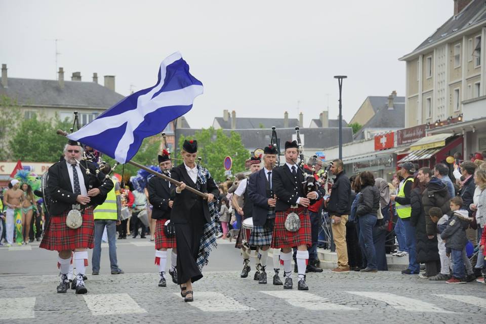 Pipe band à Evreux