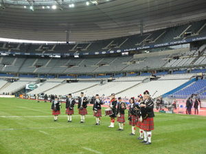 Pipe band Montmartre Hihglanders Stade de France