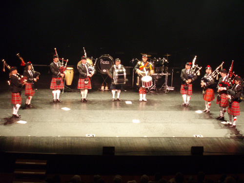 Pipe Band Montmartre Highlanders concert Meaux